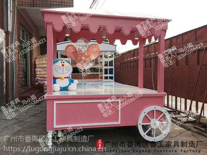 移动的甜蜜据点 实木奶茶售货亭，点亮街角的温暖生意